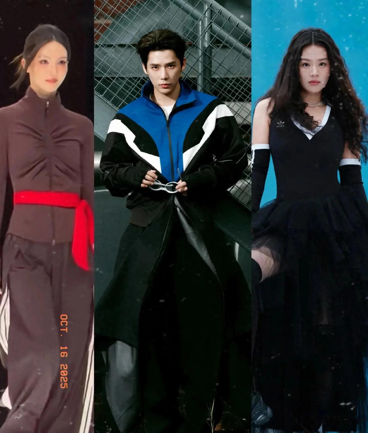 李现、马思纯看王安宇走秀笑翻了，王安宇害羞，一头扎进李现怀里