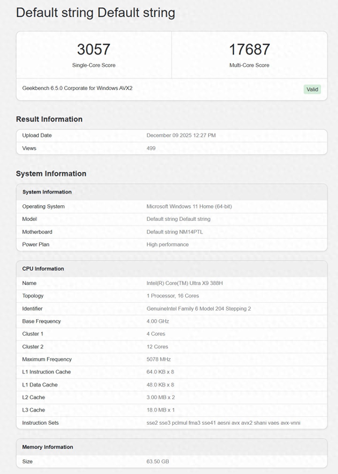 英特爾Panther Lake旗艦CPU跑分曝光
