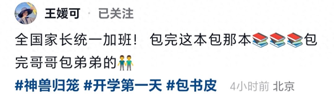 邓莎12岁儿子大麟子开学,她说“妈妈一个人在家了,也很不开心”