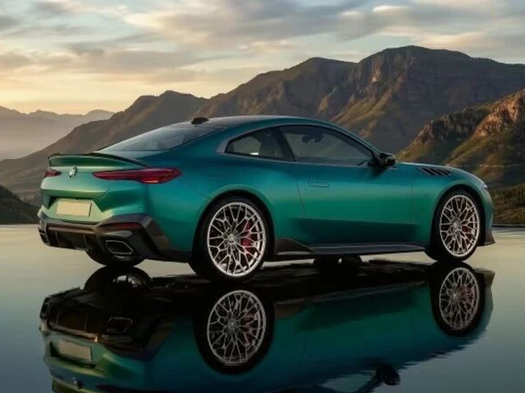 新一代宝马M4渲染图发布!大双肾被取消,外形竟长得像野马?