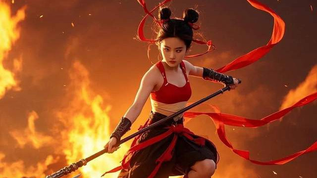 刘亦菲化身哪吒，颜值与气势齐飞，网友狂赞！