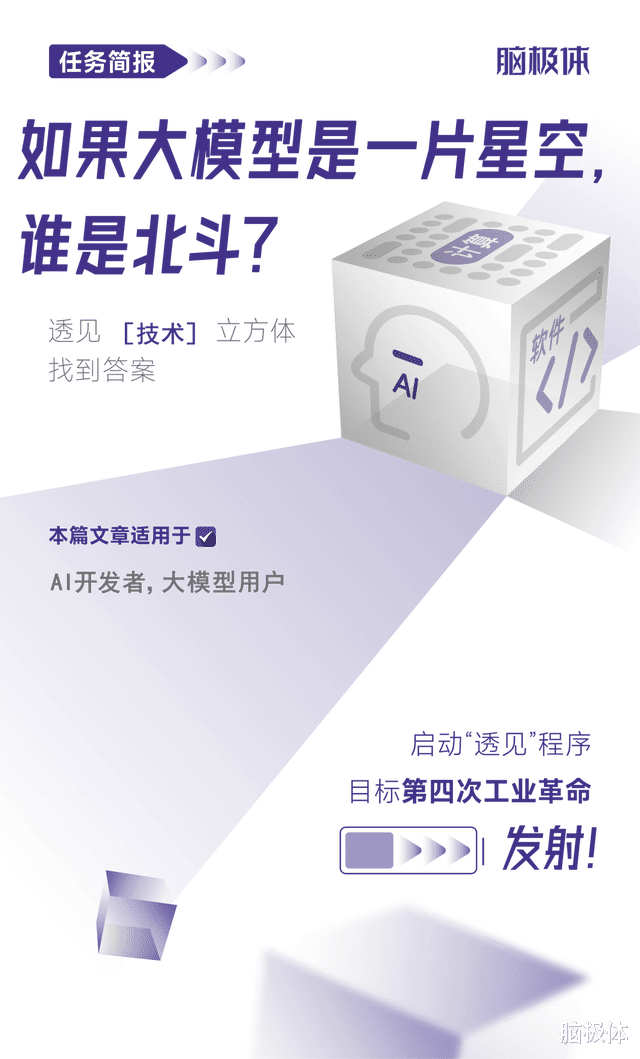 如果大模型是一片星空，谁是北斗？