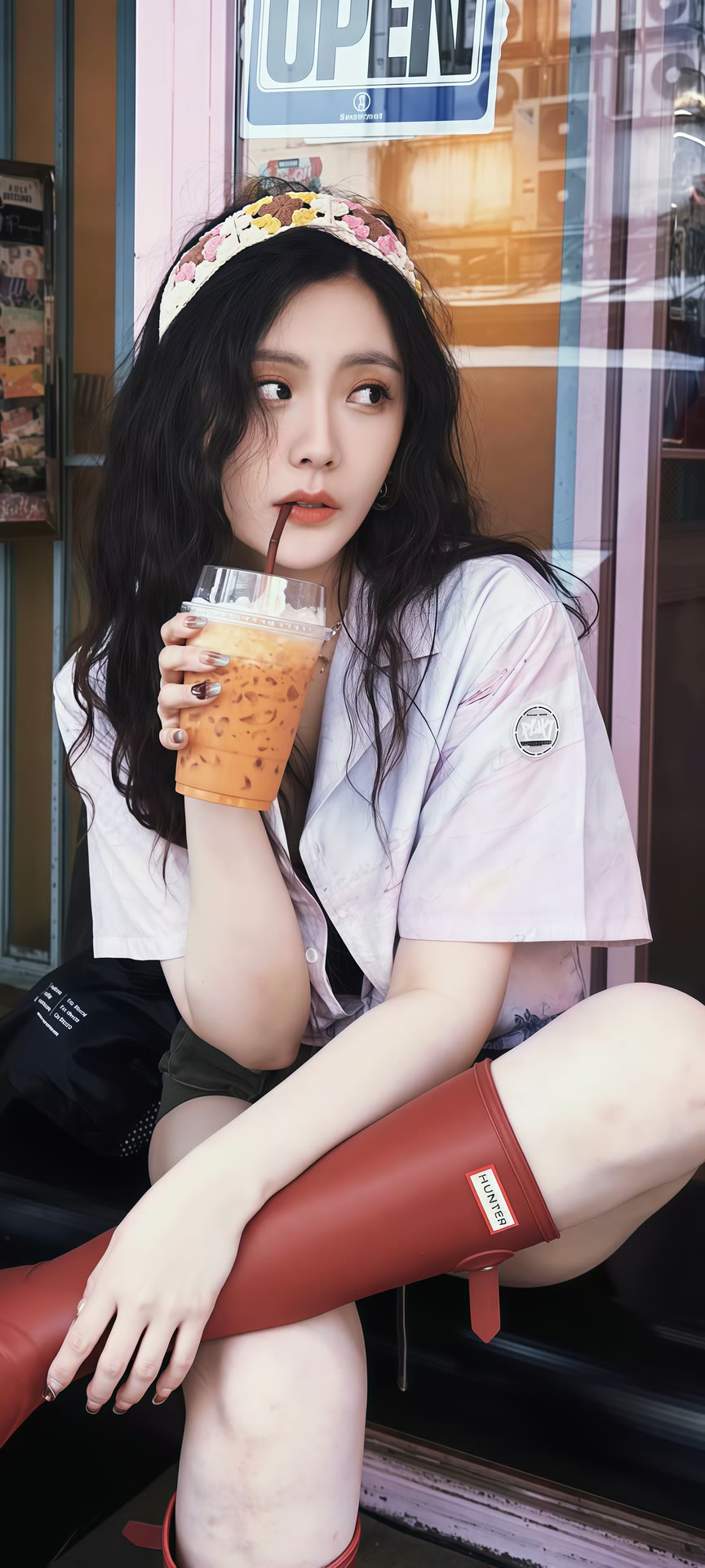 王艺瑾七夕甜度超标！穿泡泡袖白衬衫美成初恋，减脂餐却暴露本性