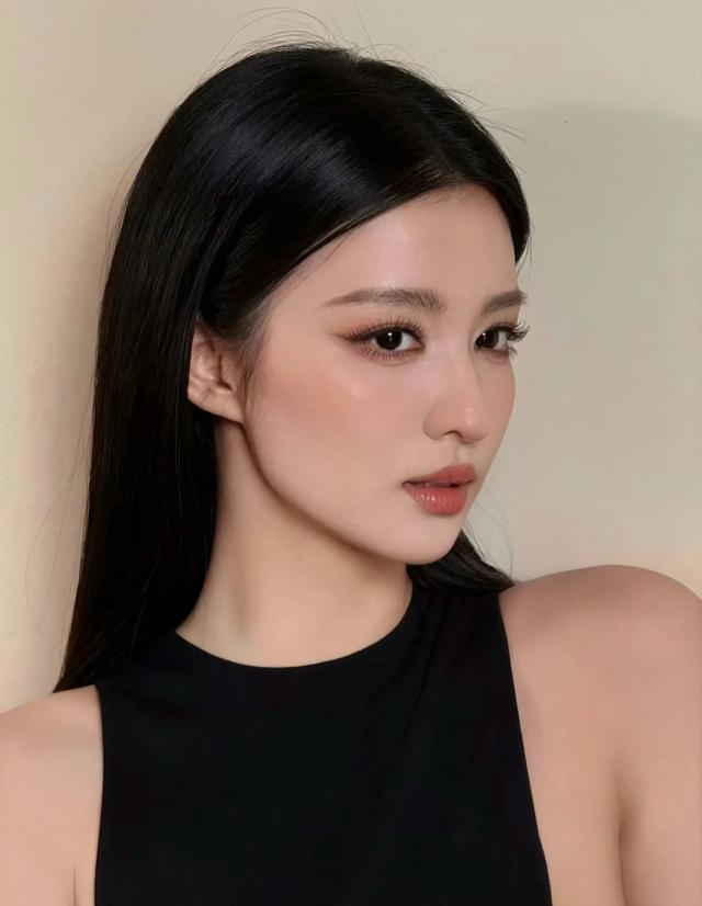 王楚然，发缝中分，美的好权威