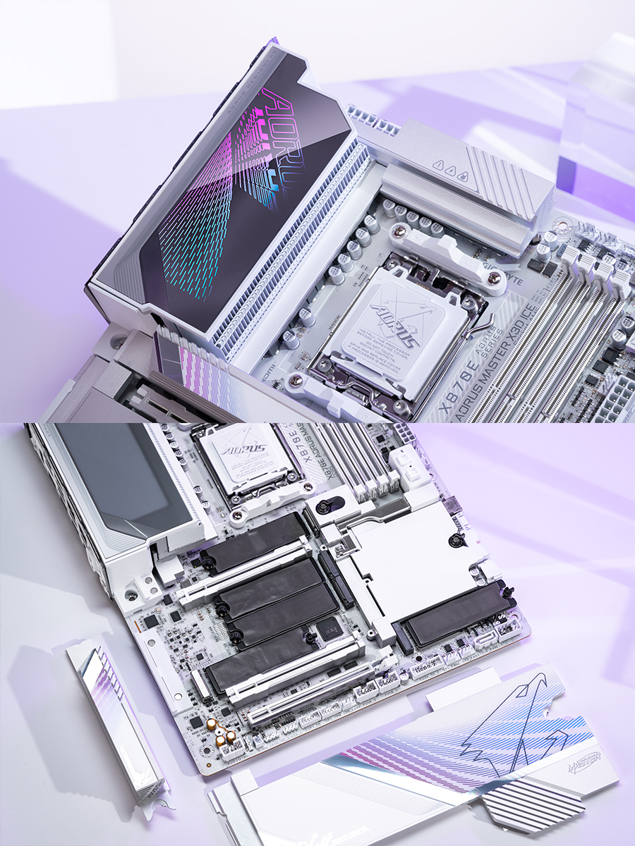 【圖賞】\uD83D\uDCA5X3D處理器“最佳搭檔”，又一款銀色旗艦主板火出圈\uD83C\uDFAE