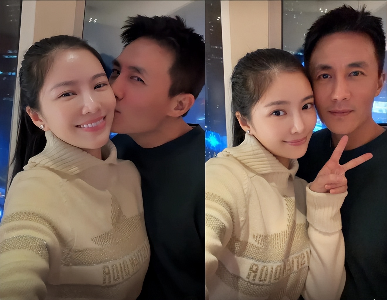 王灿新年增肥成功“孕相”十足！杜淳亲吻脸颊好幸福，丰满又少女