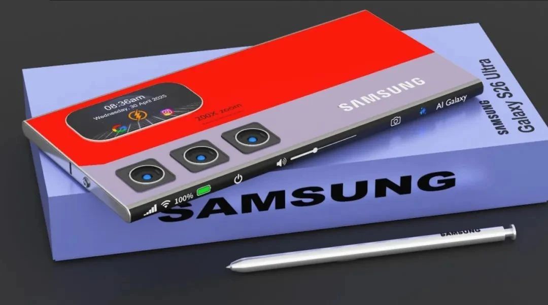 三星S26 Ultra概念图炸裂:环绕屏+副屏,未来感拉满!