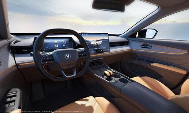 第三代长安UNI-V内饰曝光，配悬浮中控大屏，精致+运动