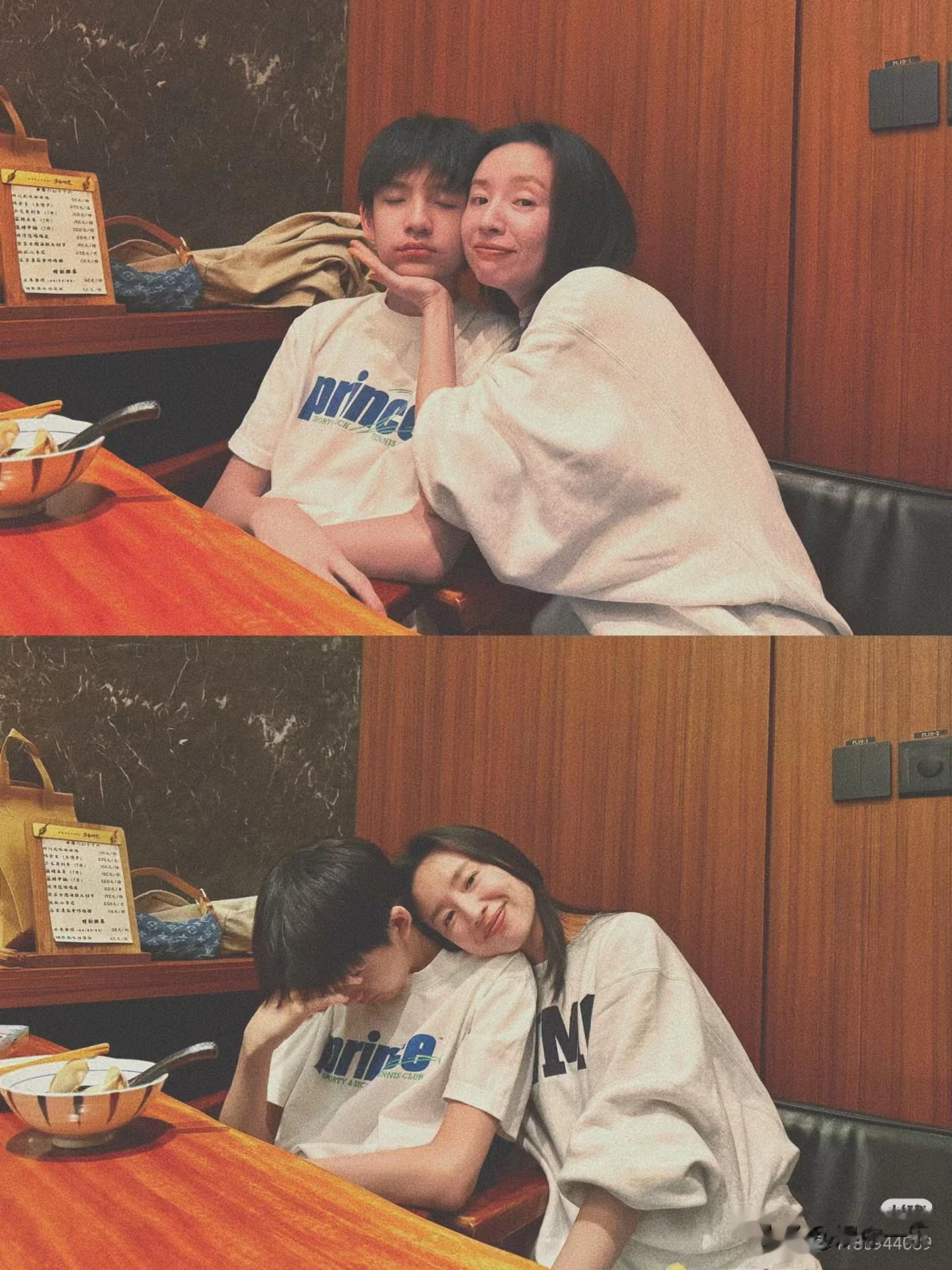 董洁自曝儿子高二，为陪娃今年只拍1部戏！顶顶瘦又高，长胡子了