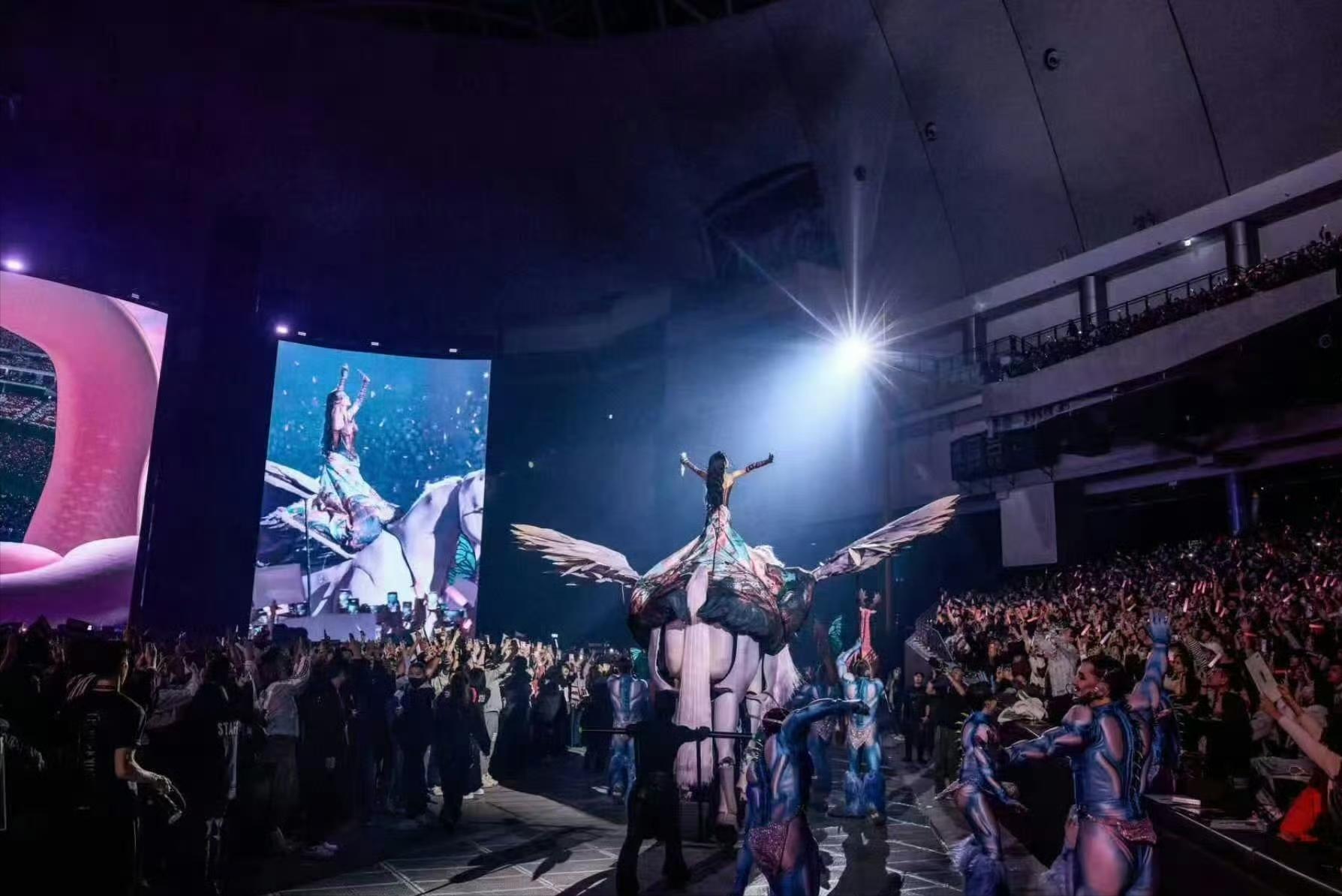 蔡依林在台北大巨蛋举办的三场演唱会亏损超7000万人民币