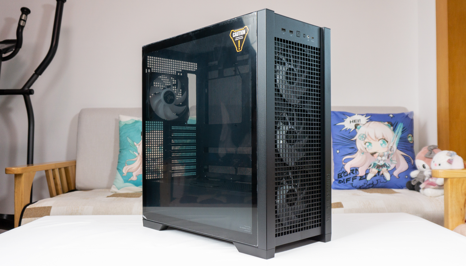 硬核電競風：用華碩TUF機箱打造RTX5060 Ti滿血戰斗堡壘