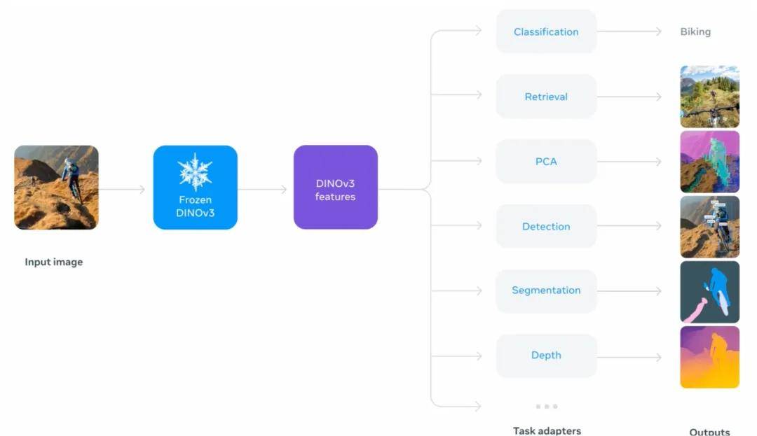 Meta視覺基座DINOv3王者歸來:自監督首次全面超越弱監督,商用開源