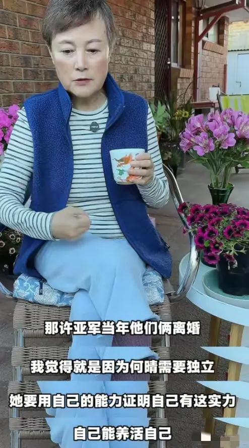 何晴去世后，史晓燕发表言论，内涵许亚军现任，获得网友一致好评