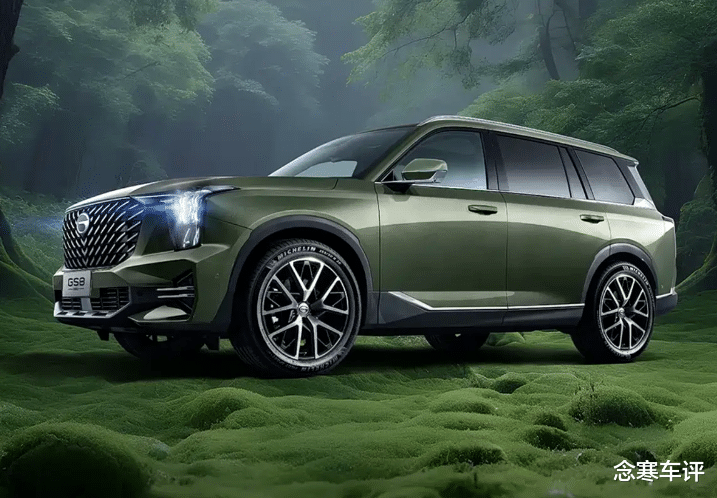 传祺GS8新皮肤上线!一张“军绿”改色膜卖3799元,配2.0T+8AT