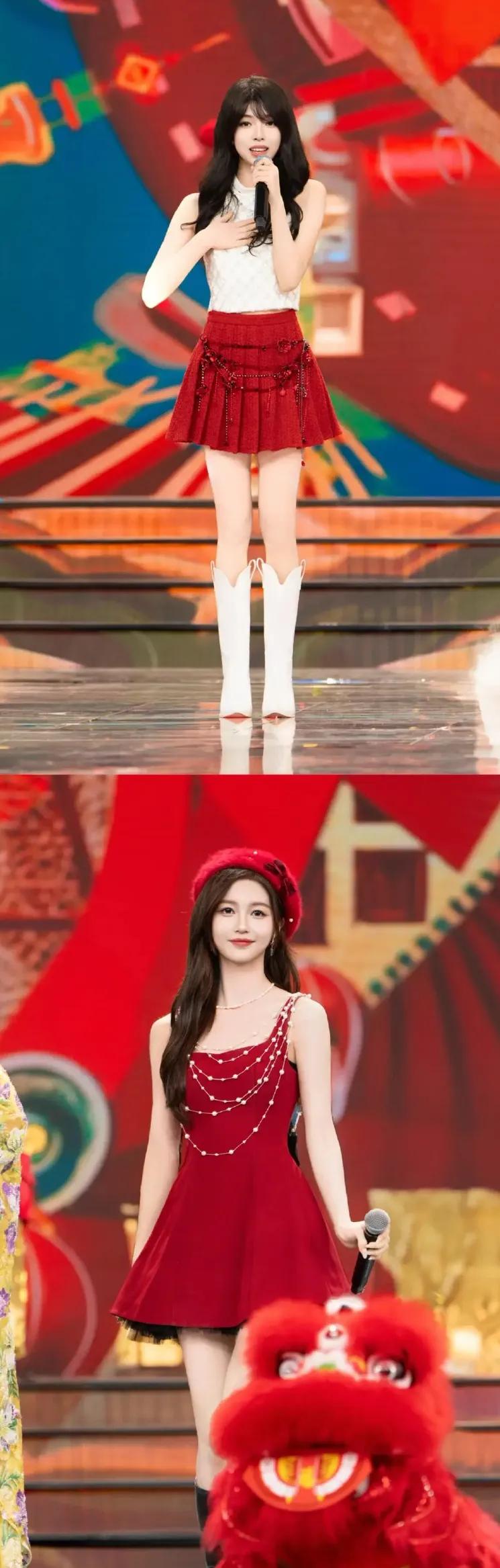 广东卫视湾区春晚的含金量真高，舞台上全是筒靴美腿，真绝了