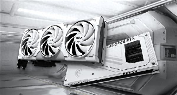 微星首款背插顯卡發布：純白、看不到一根線