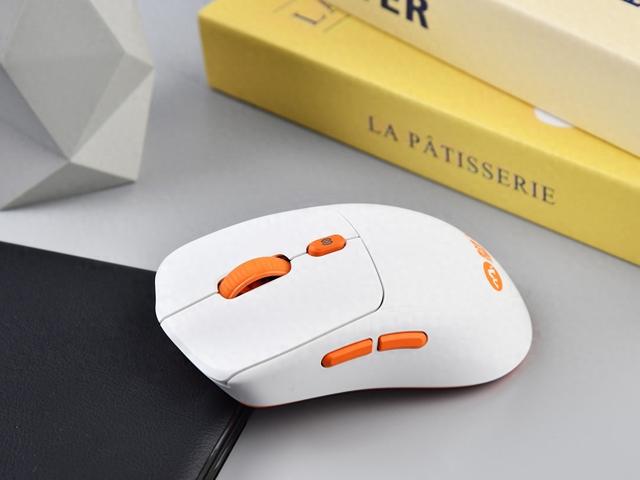 攀升炎橙星閃雙模鼠標評測 高顏值又好用的“國民鼠標”