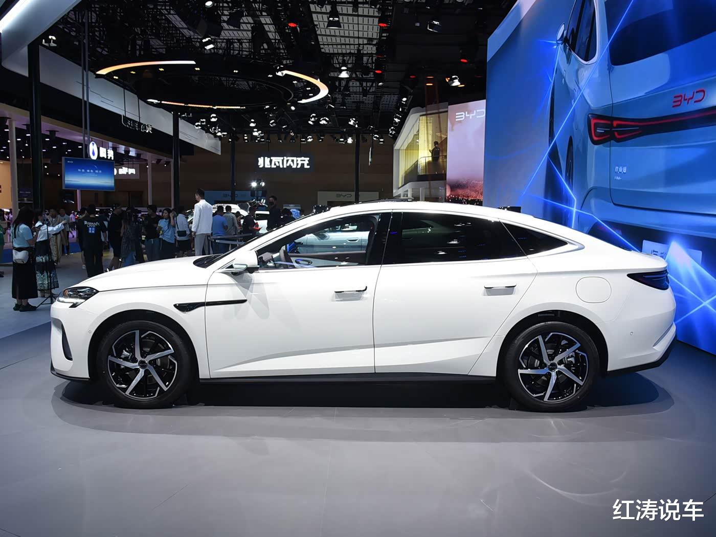 比亚迪海豹07EV曝光，纯电中型车，轴距2900mm，续航705公里