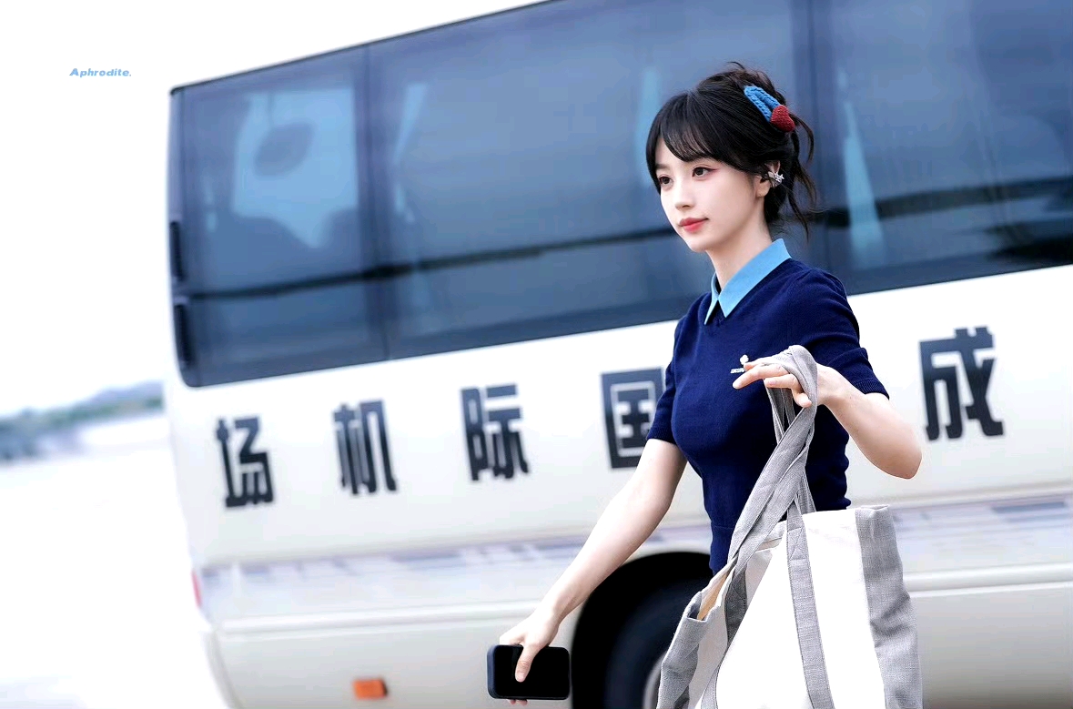 田曦薇Hello Kitty造型，太可爱了，头骨很好感觉盘发很适合她 ???