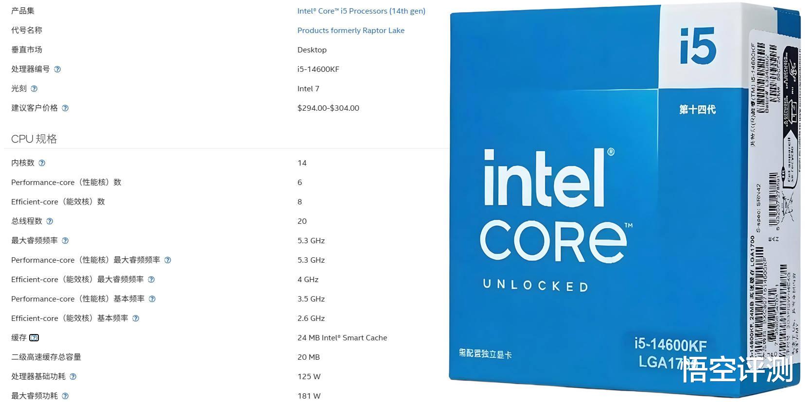 价格狂降到白菜价？仅为上市价5折：英特尔酷睿i5-14600KF装机