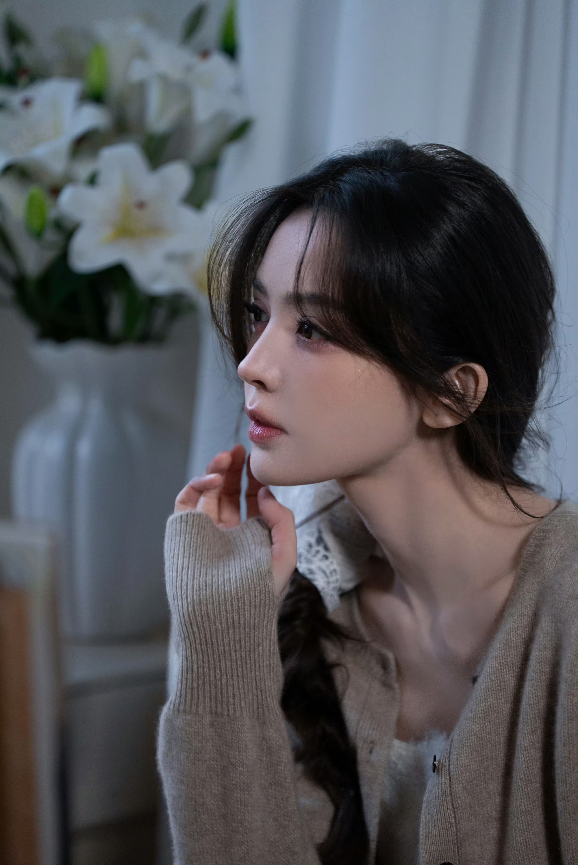 娜扎假日居家风写真 慵懒又松弛 纯欲风拉满