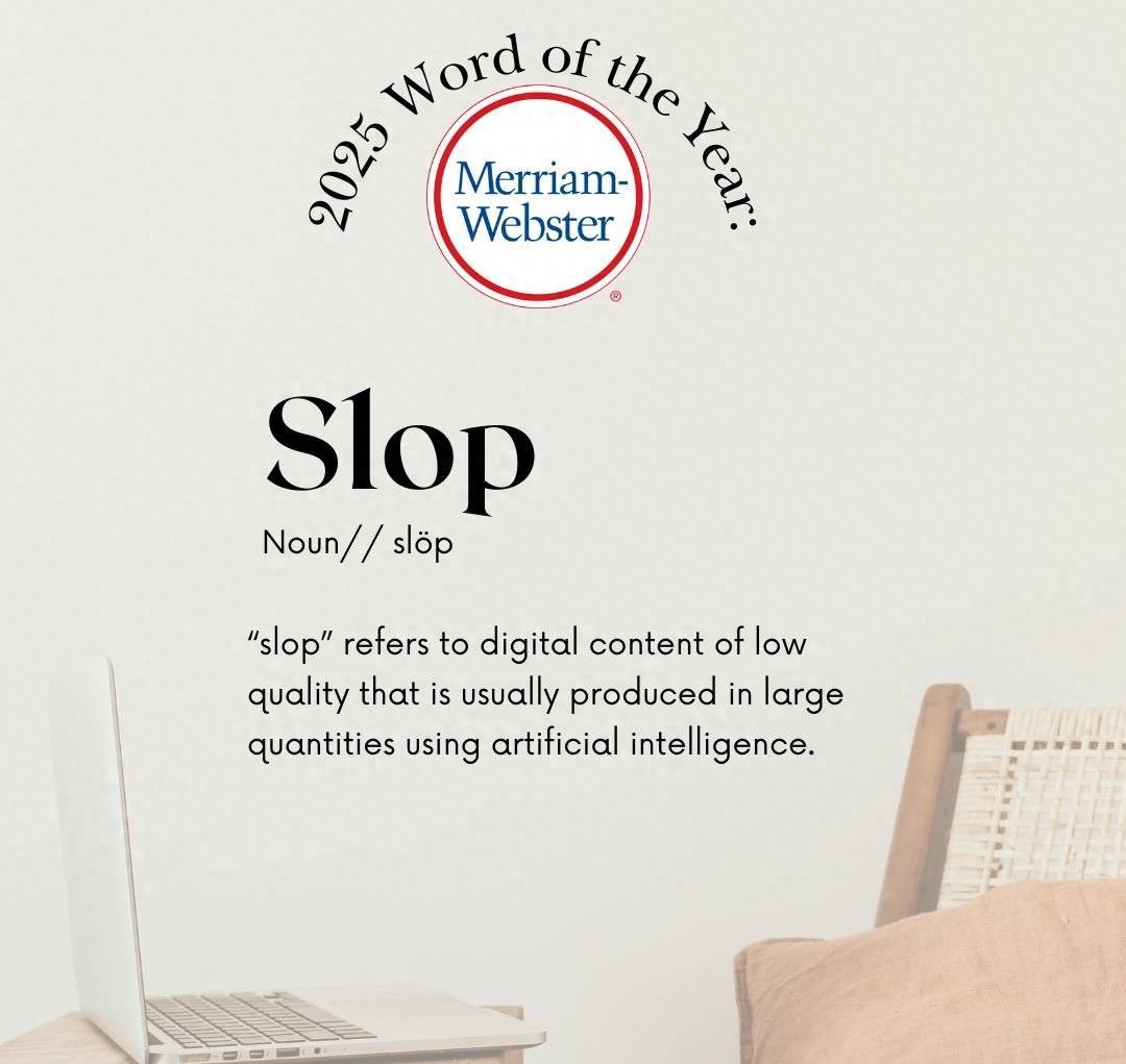 2025年度詞「Slop」：如果屏幕里裝的是泔水，那我們算什么？