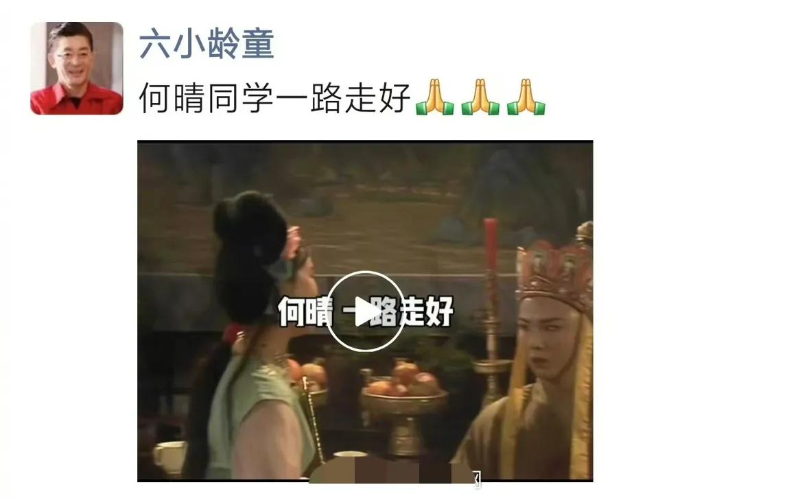 好友相继悼念拼凑出，何晴最后时光：暴瘦、拮据、退休工龄成遗憾