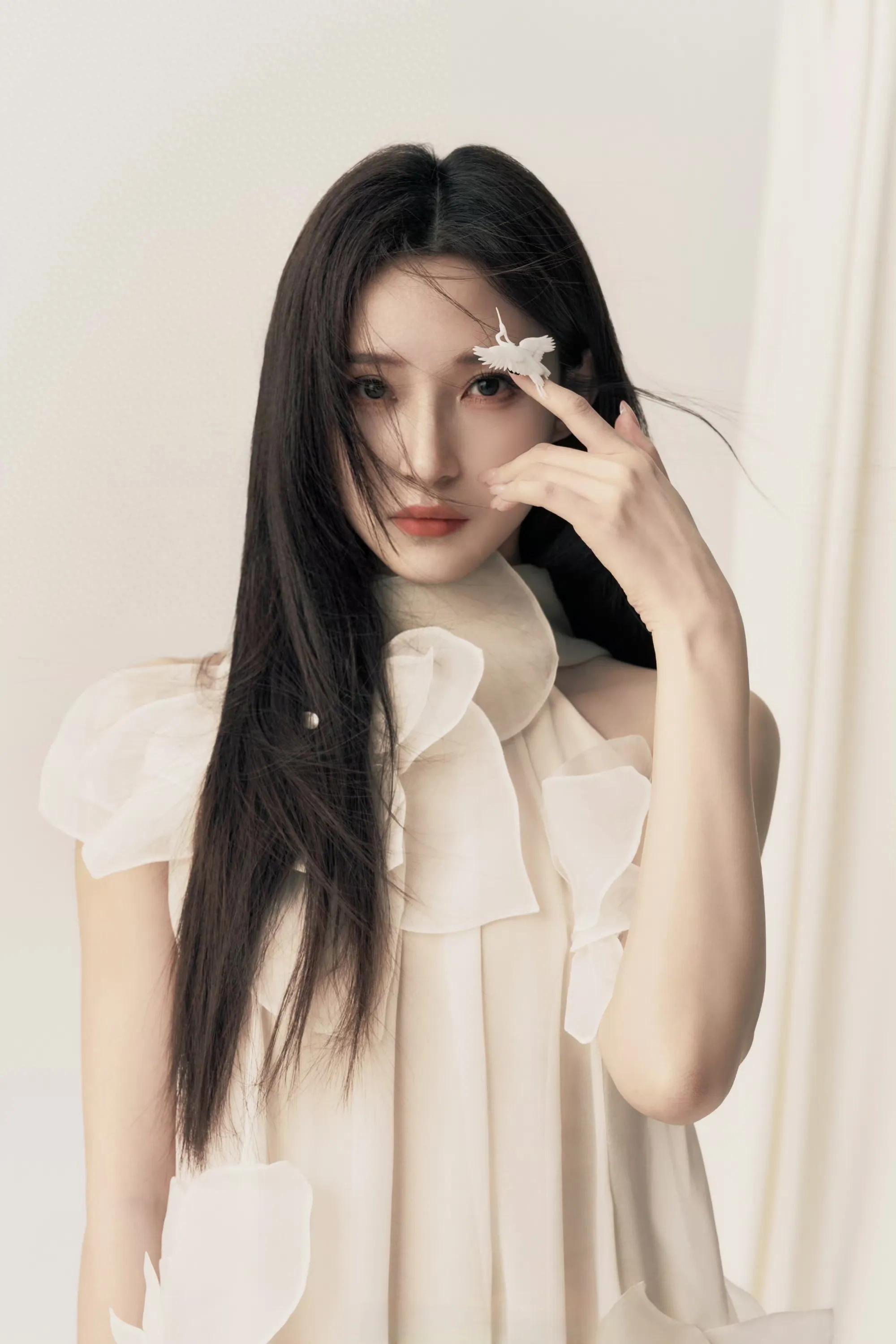 主持人马凡舒今日份写真,漂亮的仙子