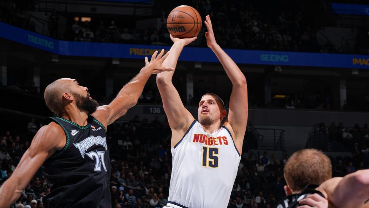 约基奇25+19+10创NBA历史第2神迹，掘金力擒森林狼！穆雷43+6+单节23分暴走