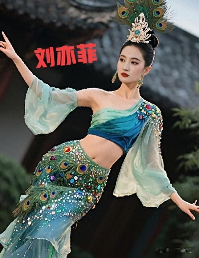 刘亦菲孔雀舞气质优雅美的不可方物