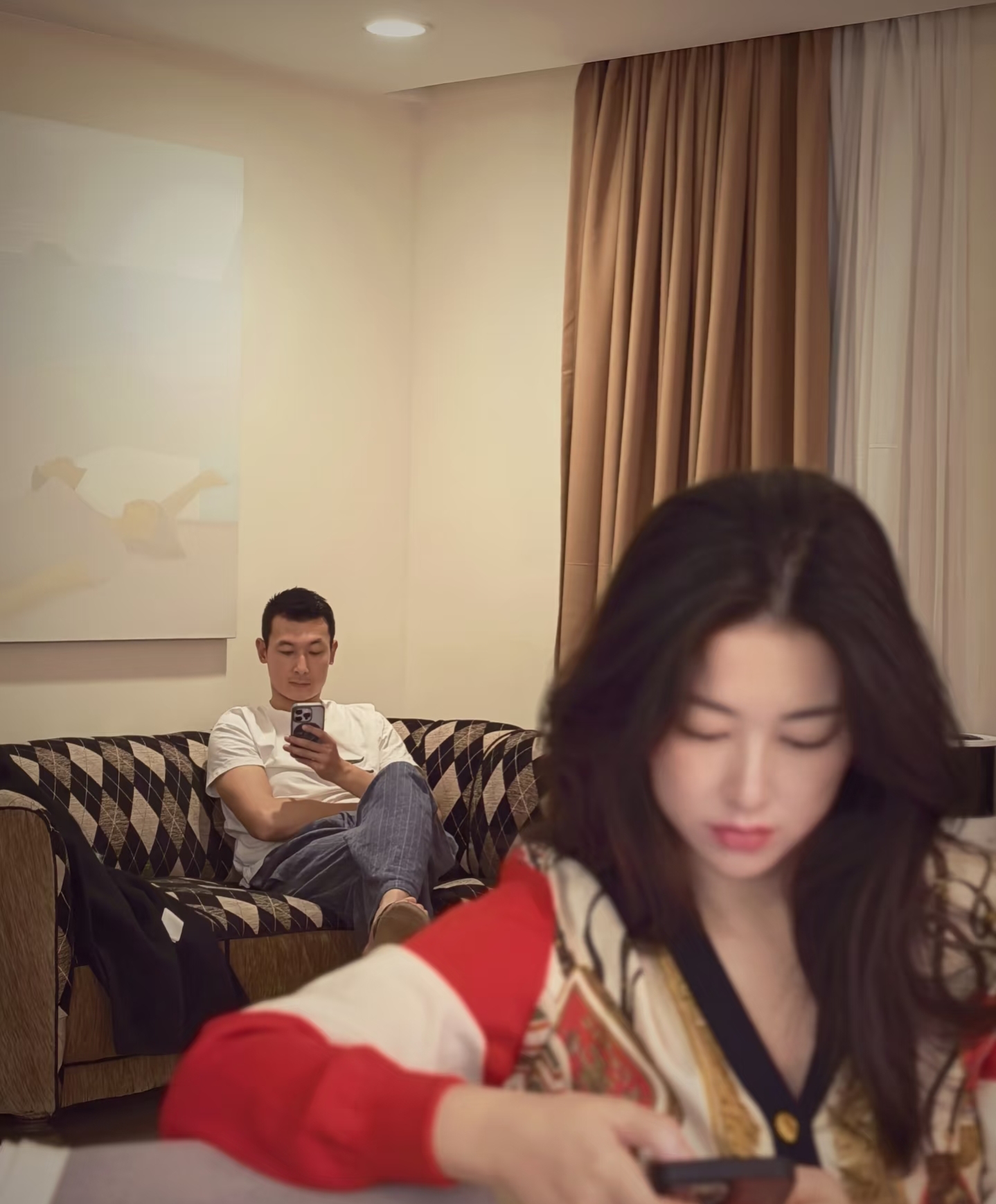 朱珠冬至发最新美照