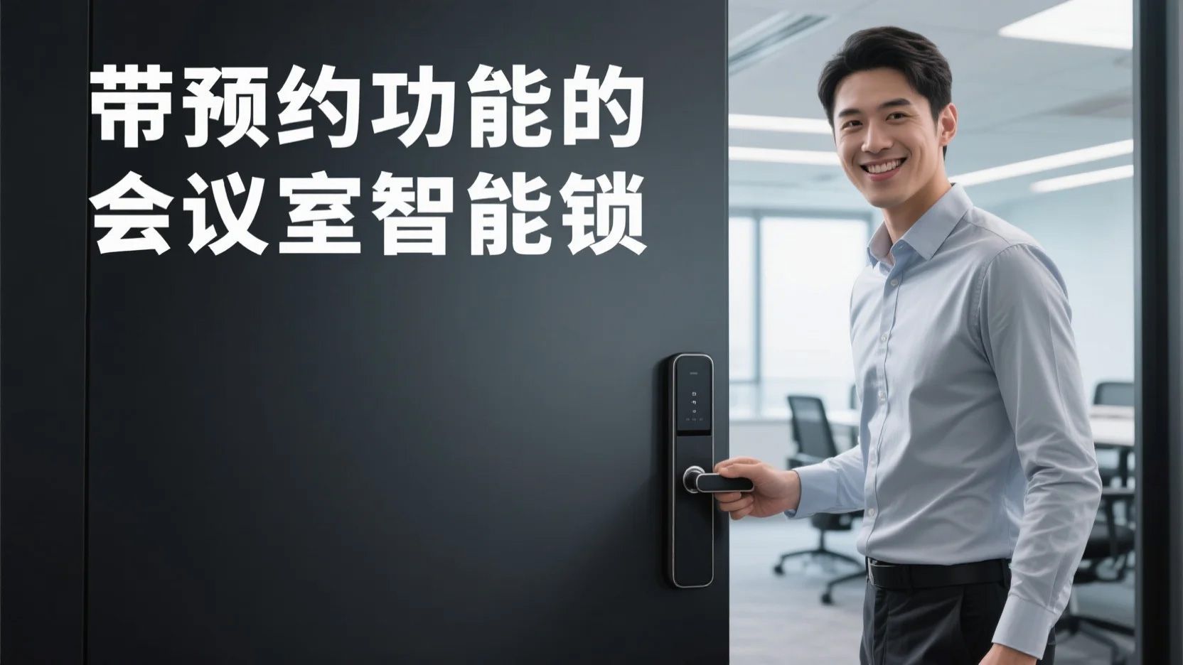 會議室升級第一步：換上自帶預約功能的智能門鎖吧