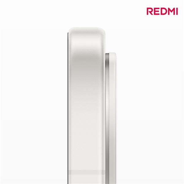 REDMI K80至尊版白色定妆照来了:金属中框+玻纤背板 史上最优雅