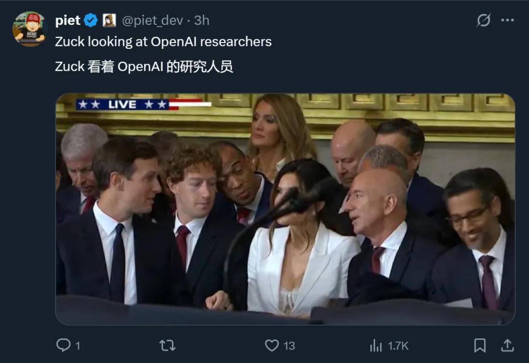 扎克伯格看OpenAI直播挖人，北大校友孫之清加入Meta