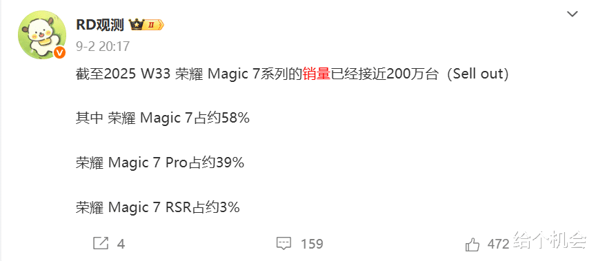 6.3英寸、6.6英寸、6.7英寸、6.8英寸，榮耀旗艦新機全尺寸都有