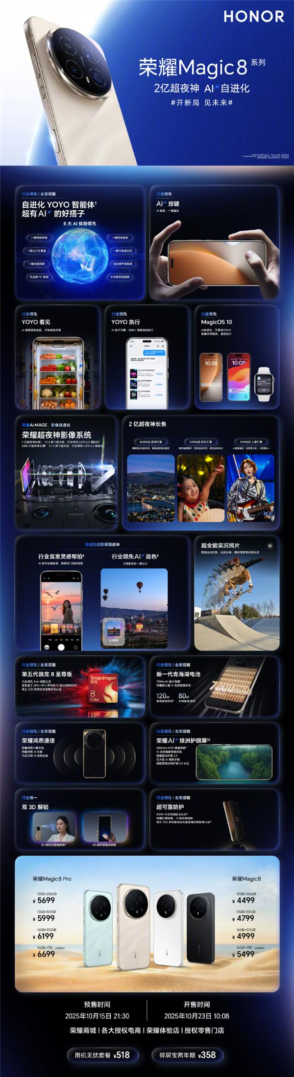 榮耀方飛：榮耀Magic8就是最爆標準版 Pro版具備Max版實力