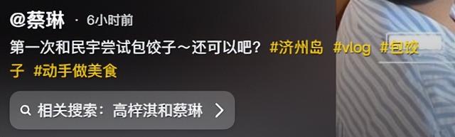 离婚5年后,蔡琳感谢高梓淇给自己家的感觉,首谈前公婆仍有心结