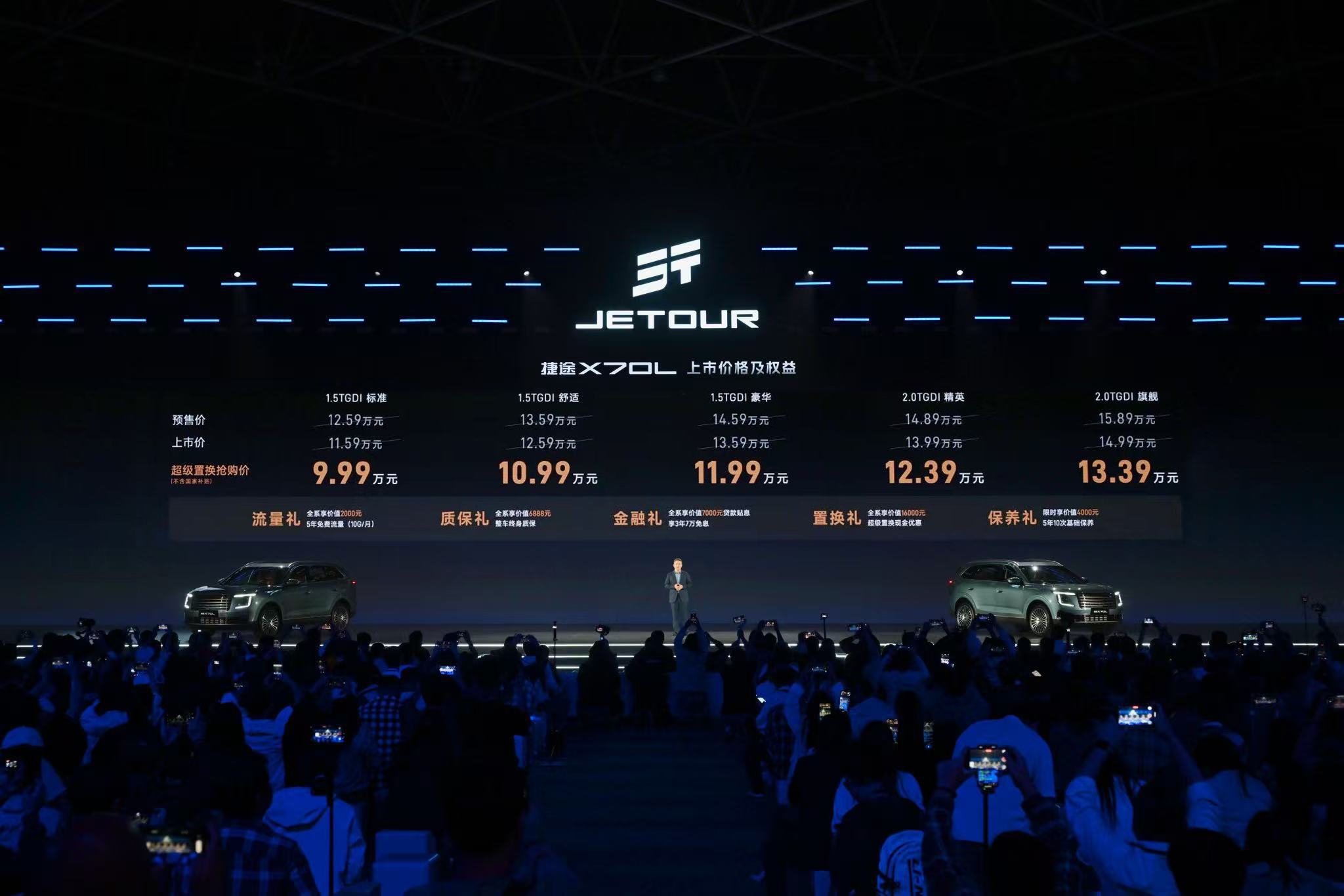 超级置换价9.99万起 “新燃油车”捷途X70L实力圈粉