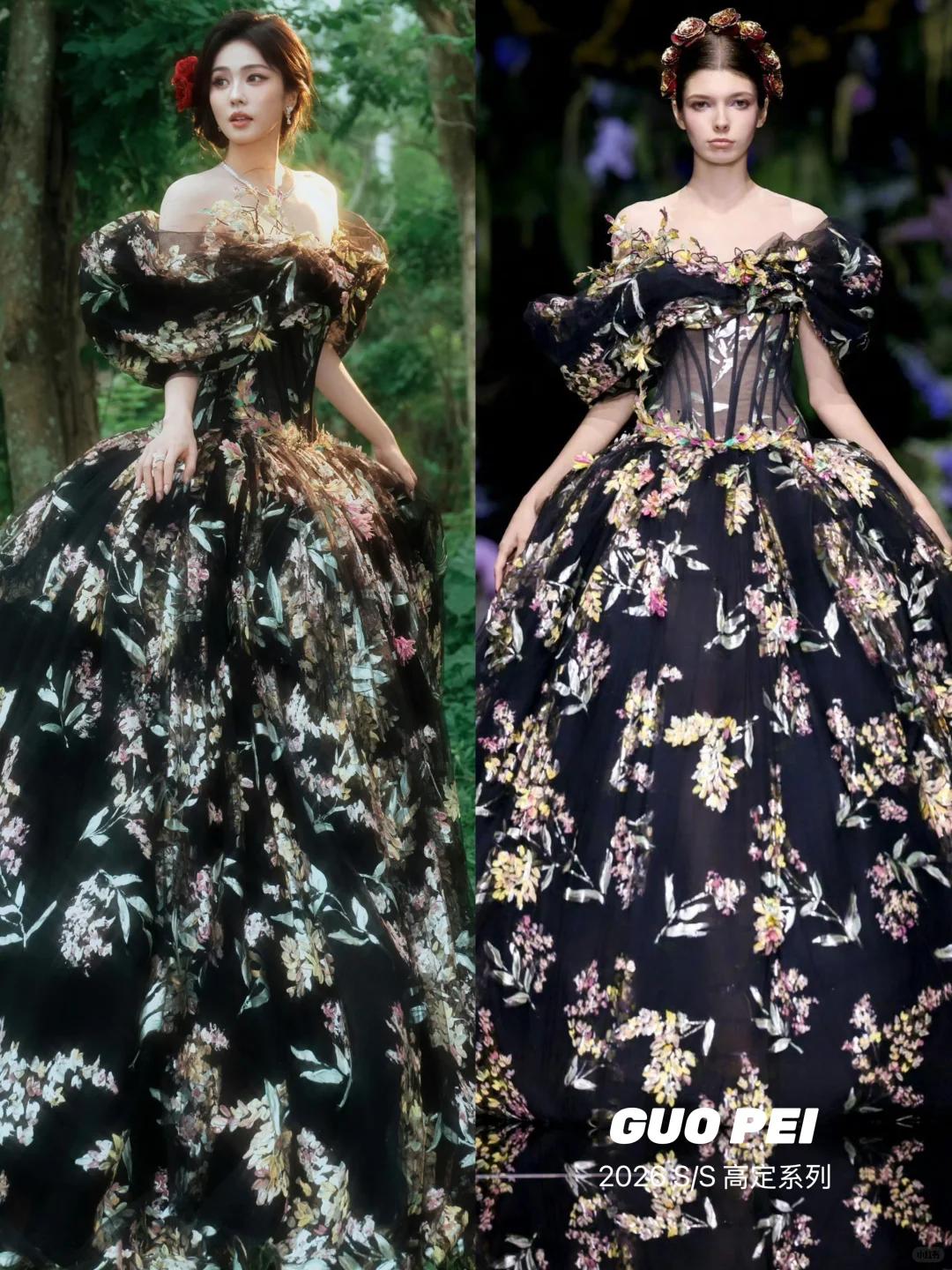 海口这晚，秦岚的腰、白露的脸，159cm“黑袍裹身”的她全场惊艳