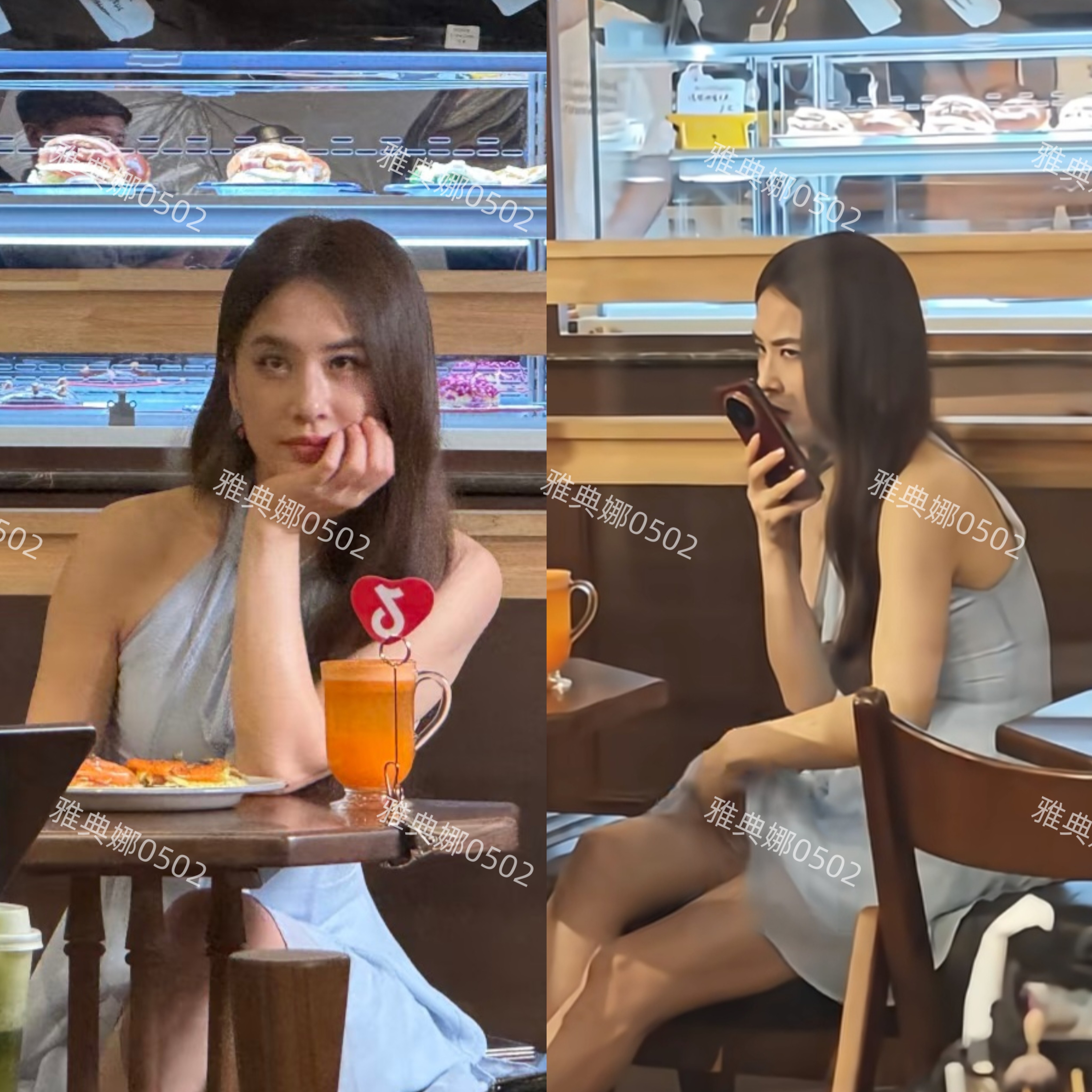 黄圣依真是两副面孔，拍照时是明媚的女明星私下眉头紧皱好不耐烦