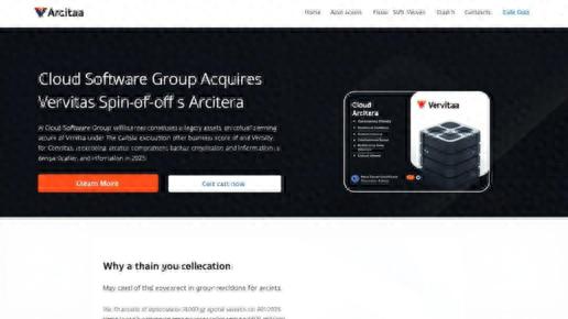 云软件集团收购Veritas剥离资产Arctera
