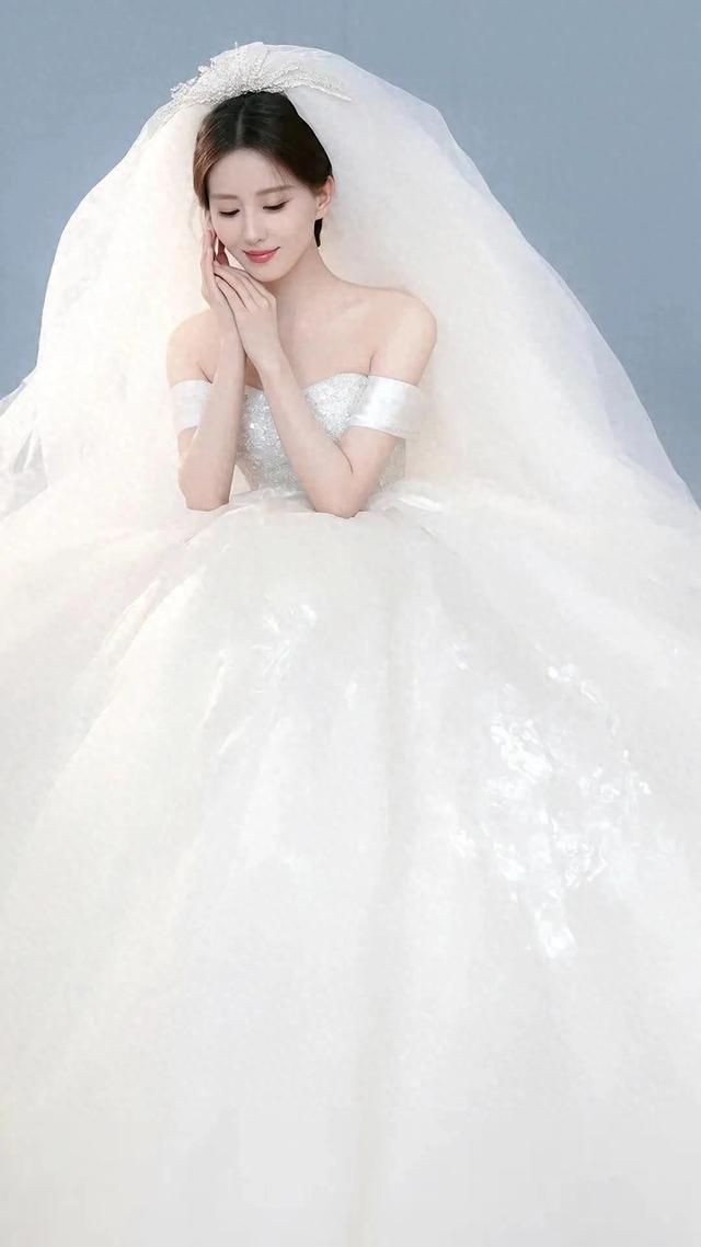 女星图鉴|刘诗诗|穿上婚纱的样子很美