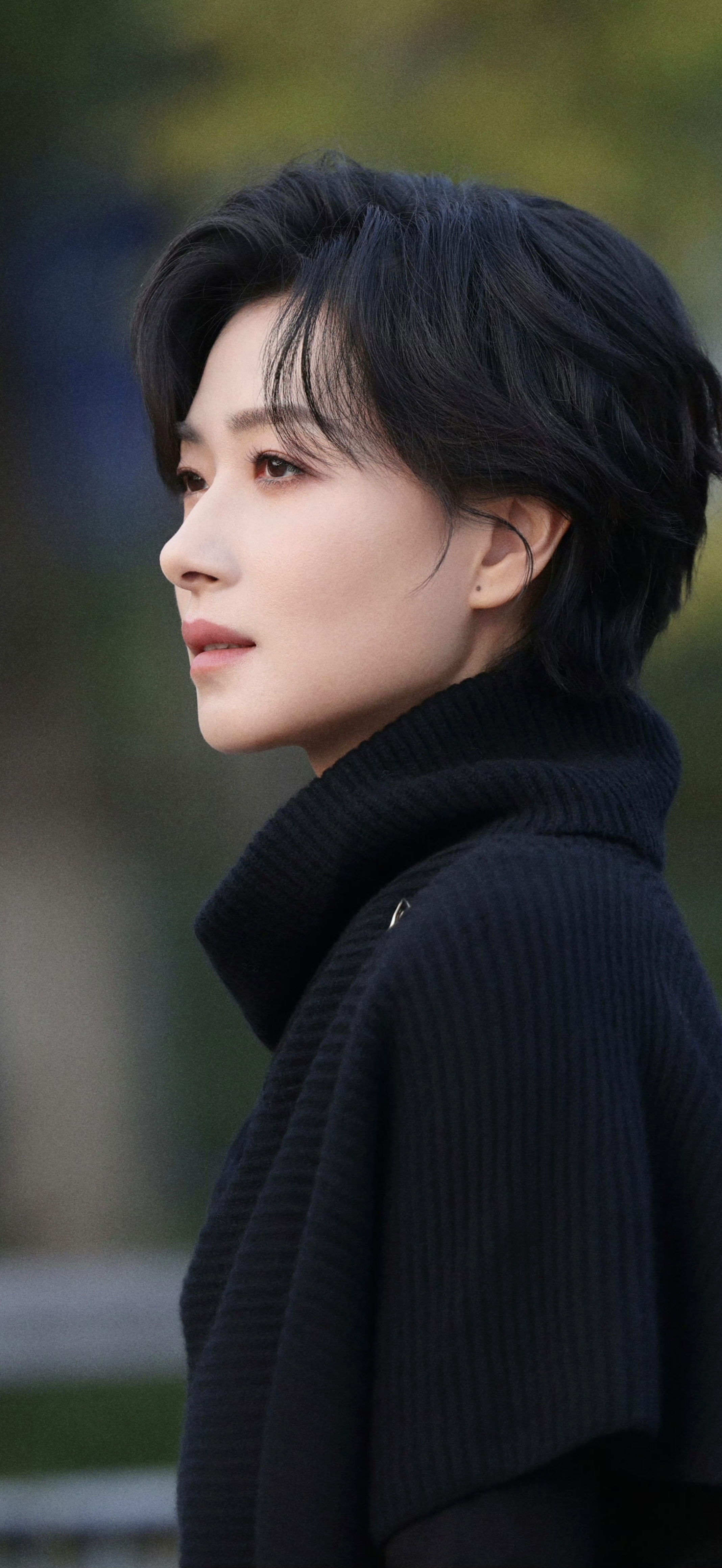 万茜绝美壁纸，万茜高清全面屏壁纸，你说美不美吧