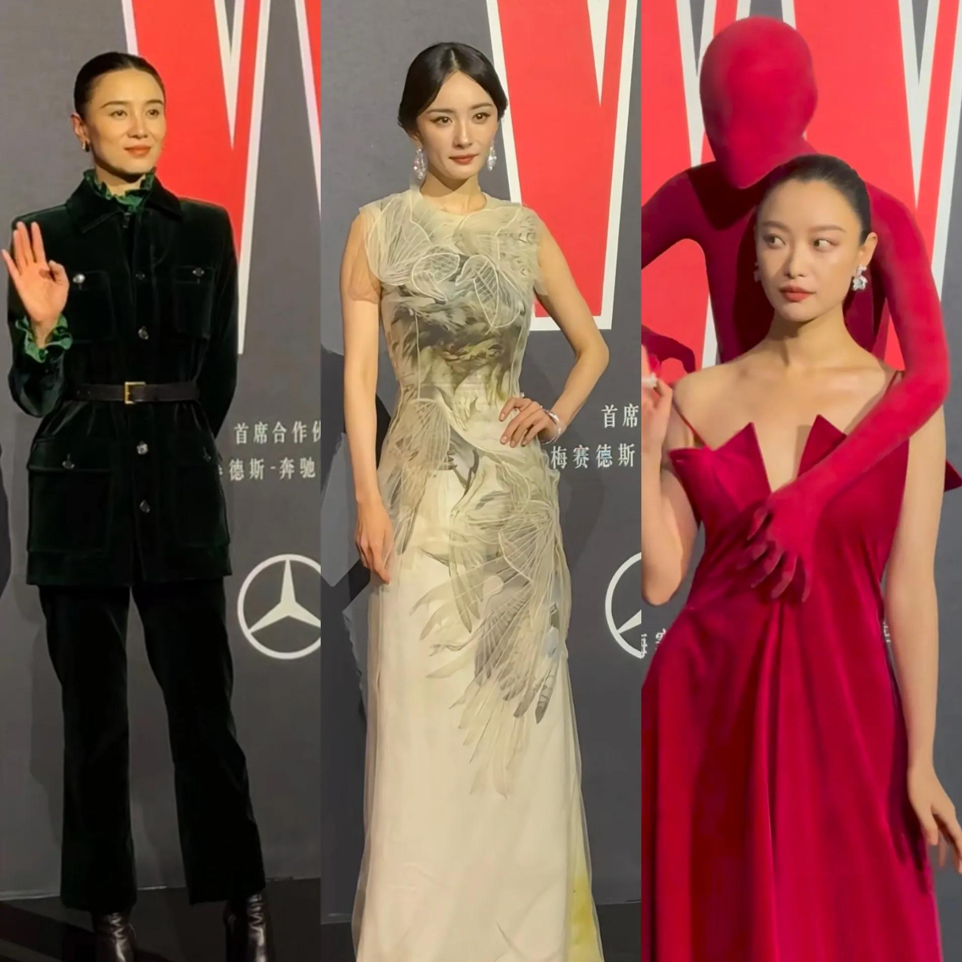 W主编搂着唐嫣，刘诗诗杨幂坐嘉人总裁身边，孙俪跟外国高管热聊