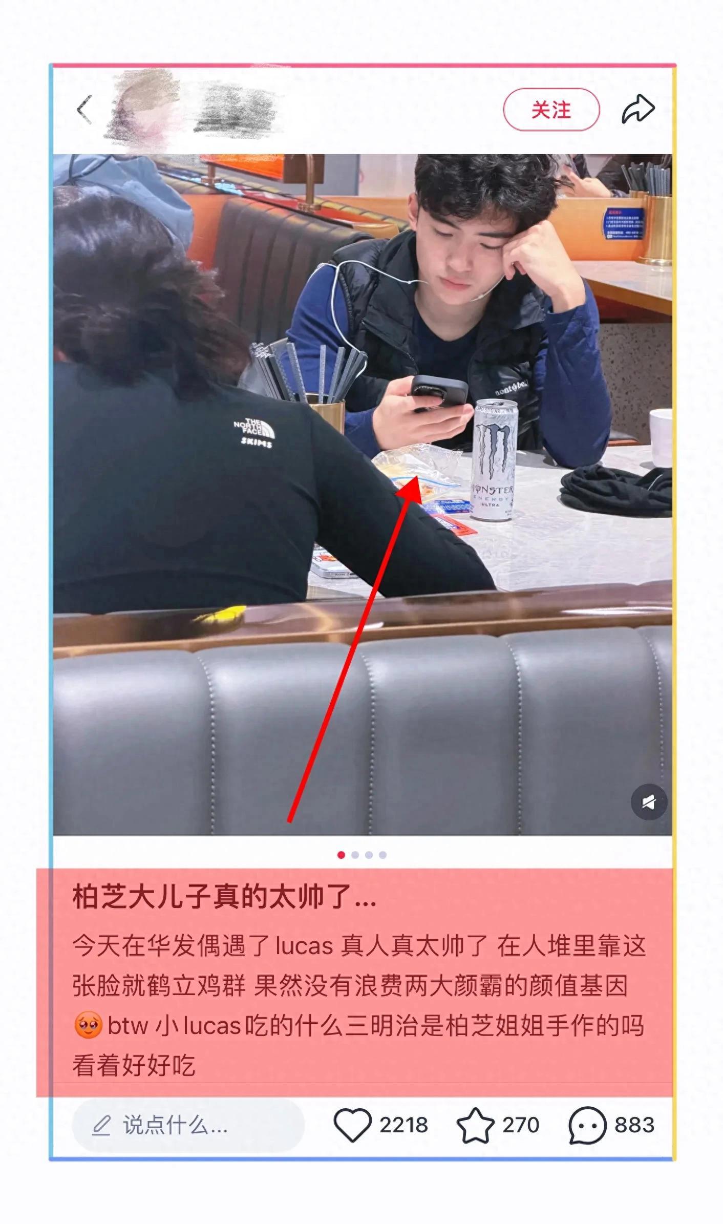 网友偶遇谢霆锋张柏芝大儿子Lucas，18岁Lucas颜值出众，像谢霆锋