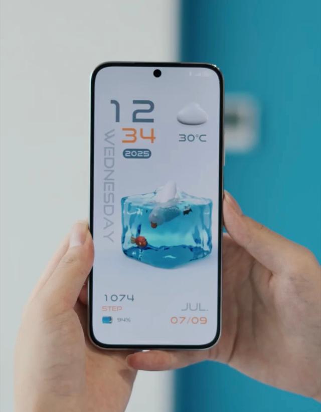 賽博降溫的正確打開方式，鴻蒙5清涼主題隨便換！