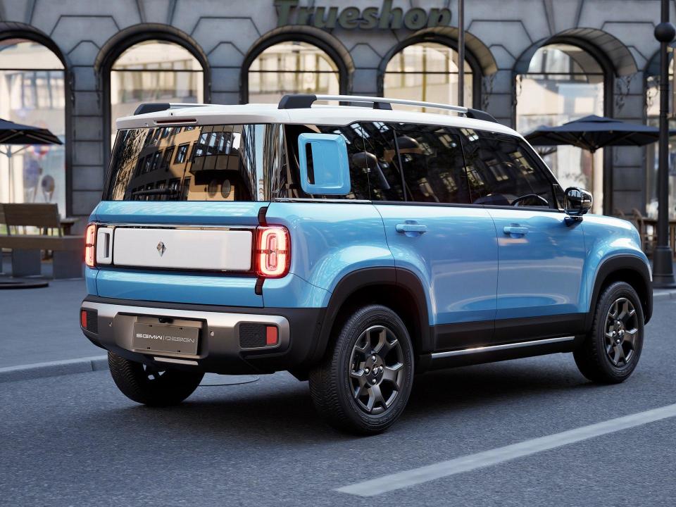 ?硬派方盒子造型，纯电续航401Km，指导价9.38万，特价仅售5.7万