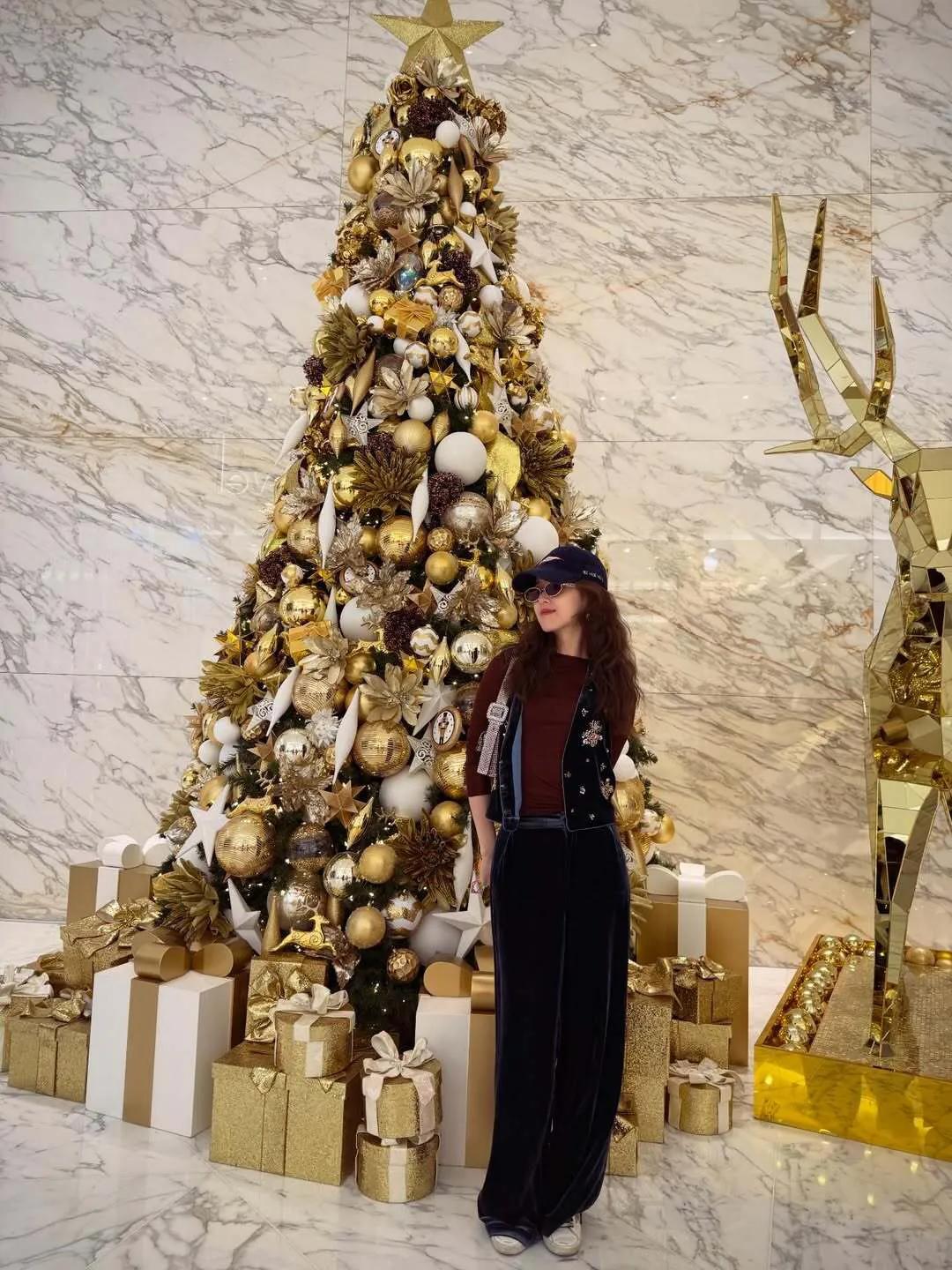 章泽天和刘强东在迪拜过圣诞节，住几万一晚的豪华酒店，太浪漫了