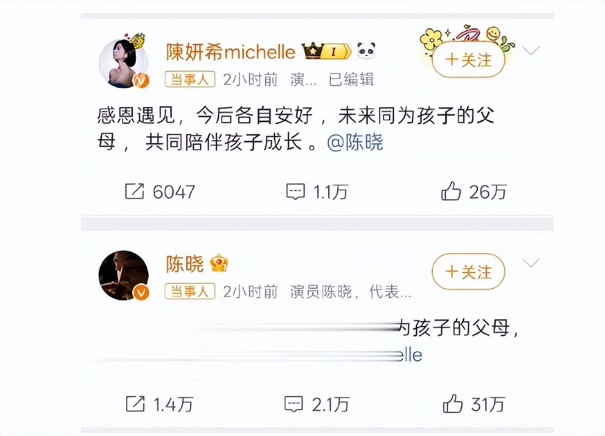 揭晓陈晓离婚内幕9个月，卓伟爆离婚瓜：夫妻反目2年，男方学历高