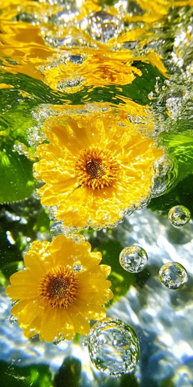 咕咚咕咚，感觉在水底呼吸｜超清新治愈的手机屏保，清凉一夏！